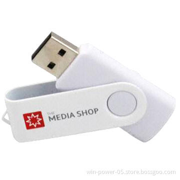 Promotional Swivel/Twister USB Flash Drive with 10-year Data Retention, Samsung Memory Chips